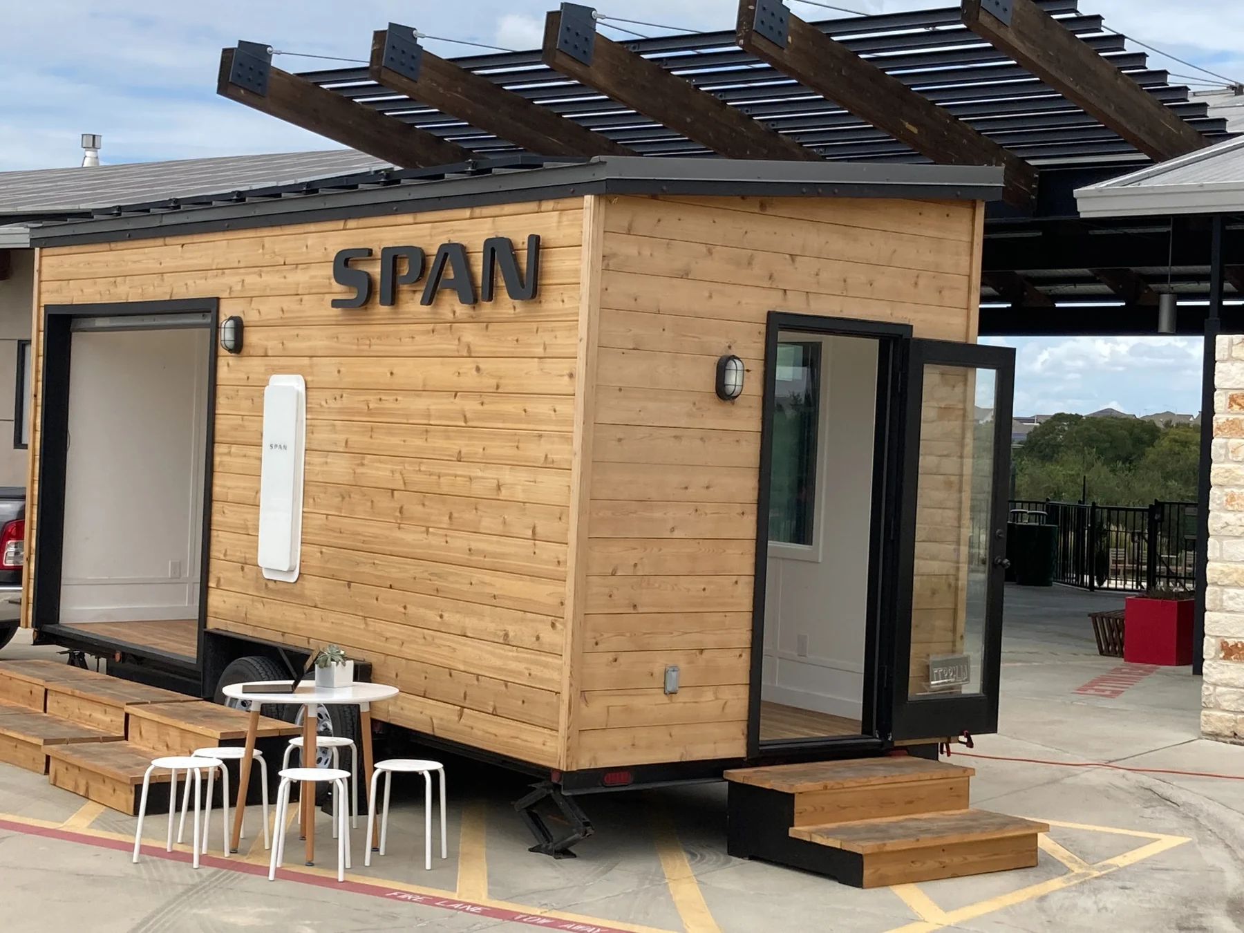 SPAN smart panel display in a mobile experience environment